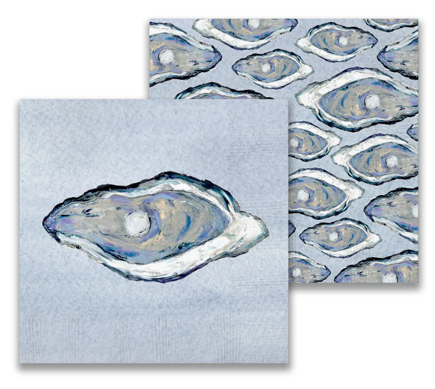 Blue Oyster Cocktail Napkin