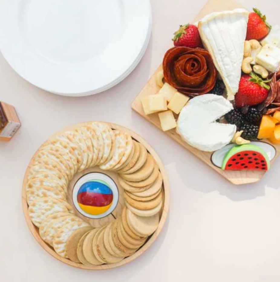 Nora Fleming Maple Cracker Round