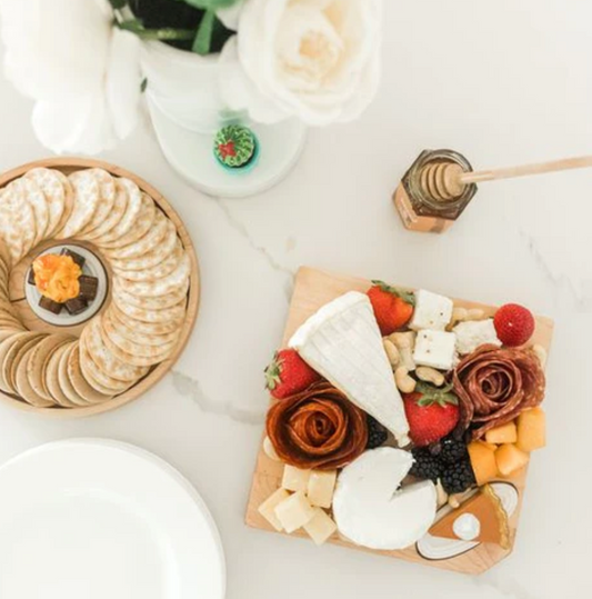 Nora Fleming Maple Cheese Board