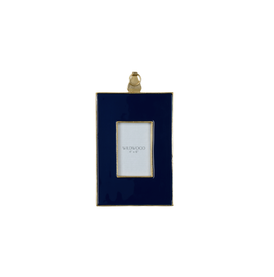 Navy Enamel Wall Frame