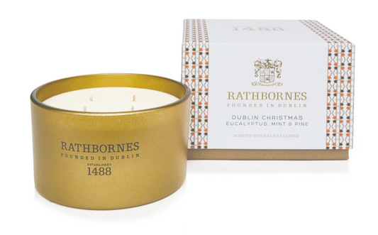 Rathbornes Dublin Christmas Candle
