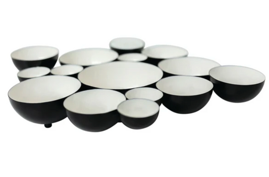 Black and White Bubble Bowl
