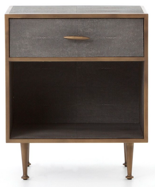 Shagreen Bedside Table