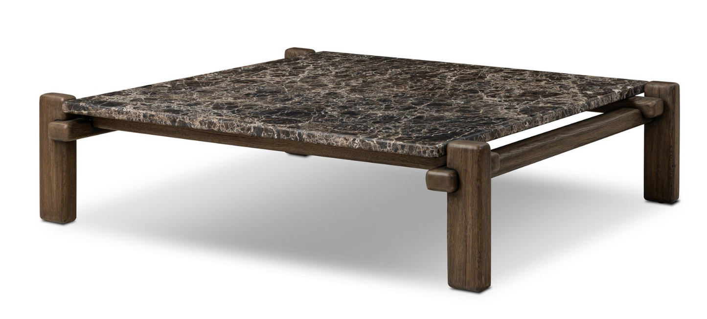 Marcia Square Marble Coffee Table