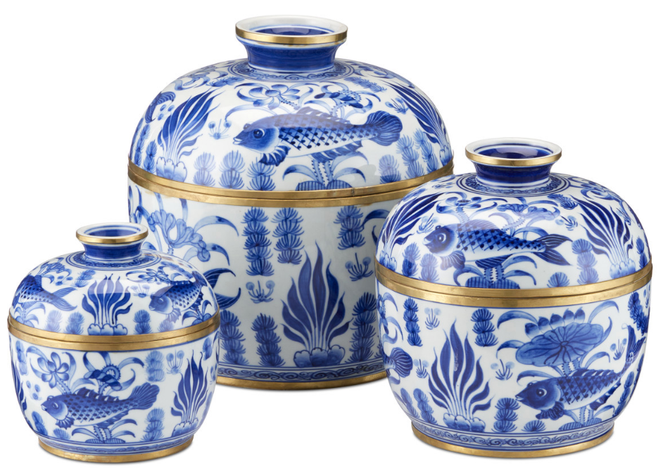 Blue & White Rice Tureen
