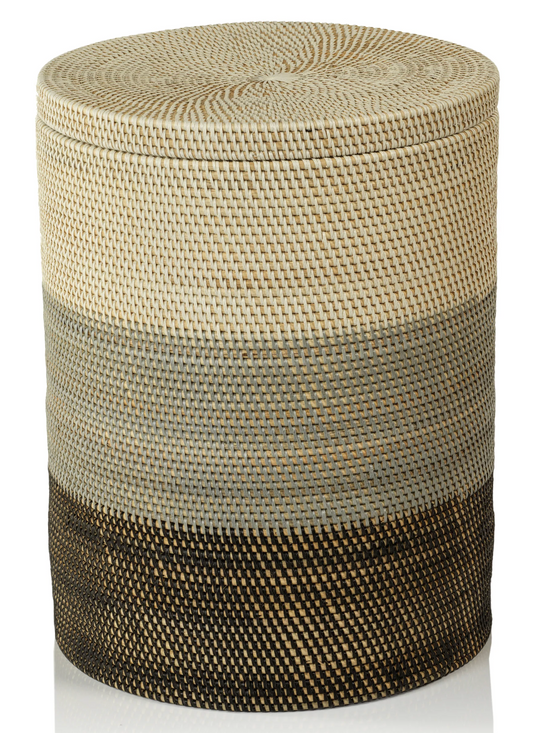 Catalina Rattan Lidded Baskets