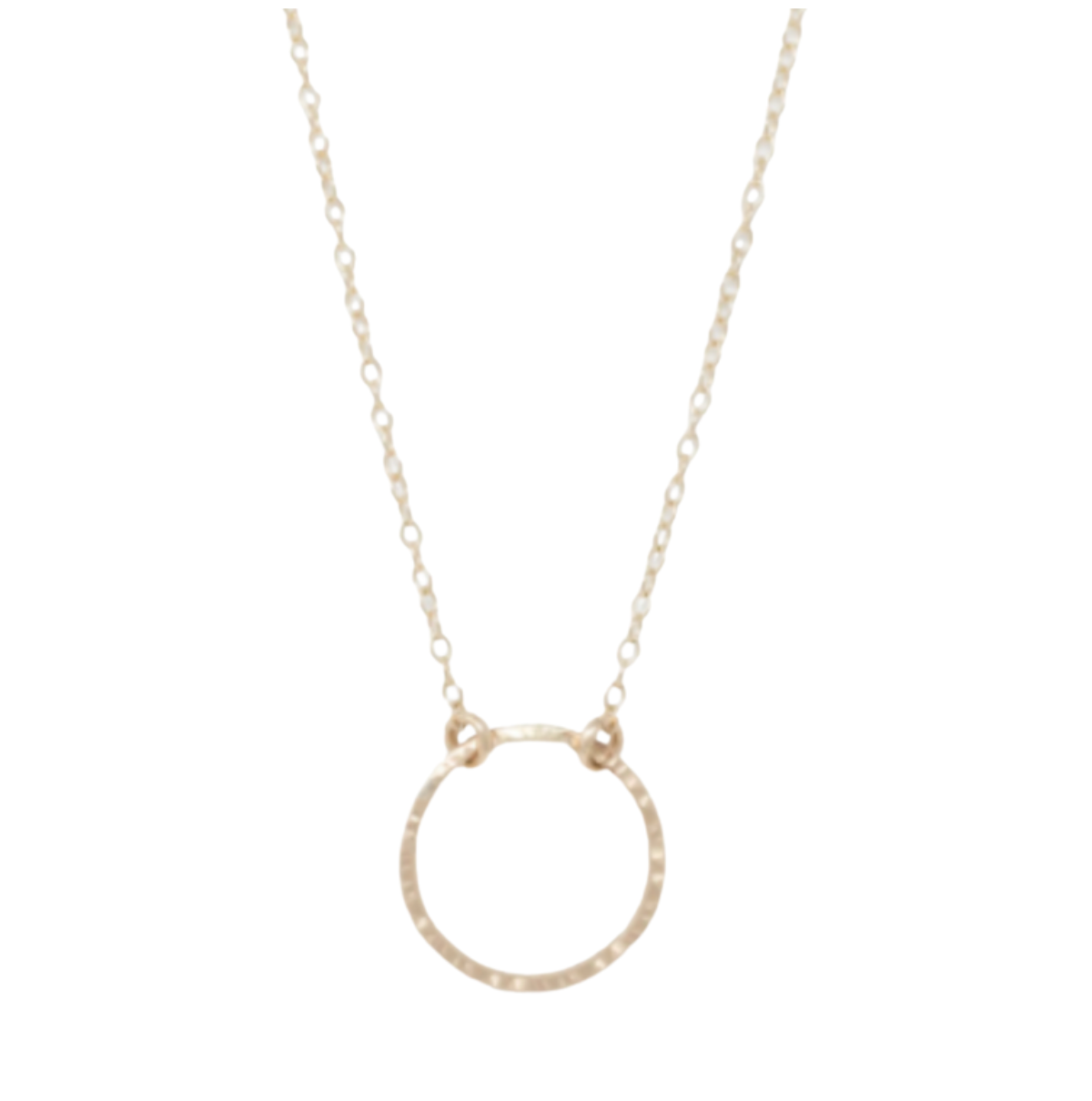 Floating Shape Necklace - Gold