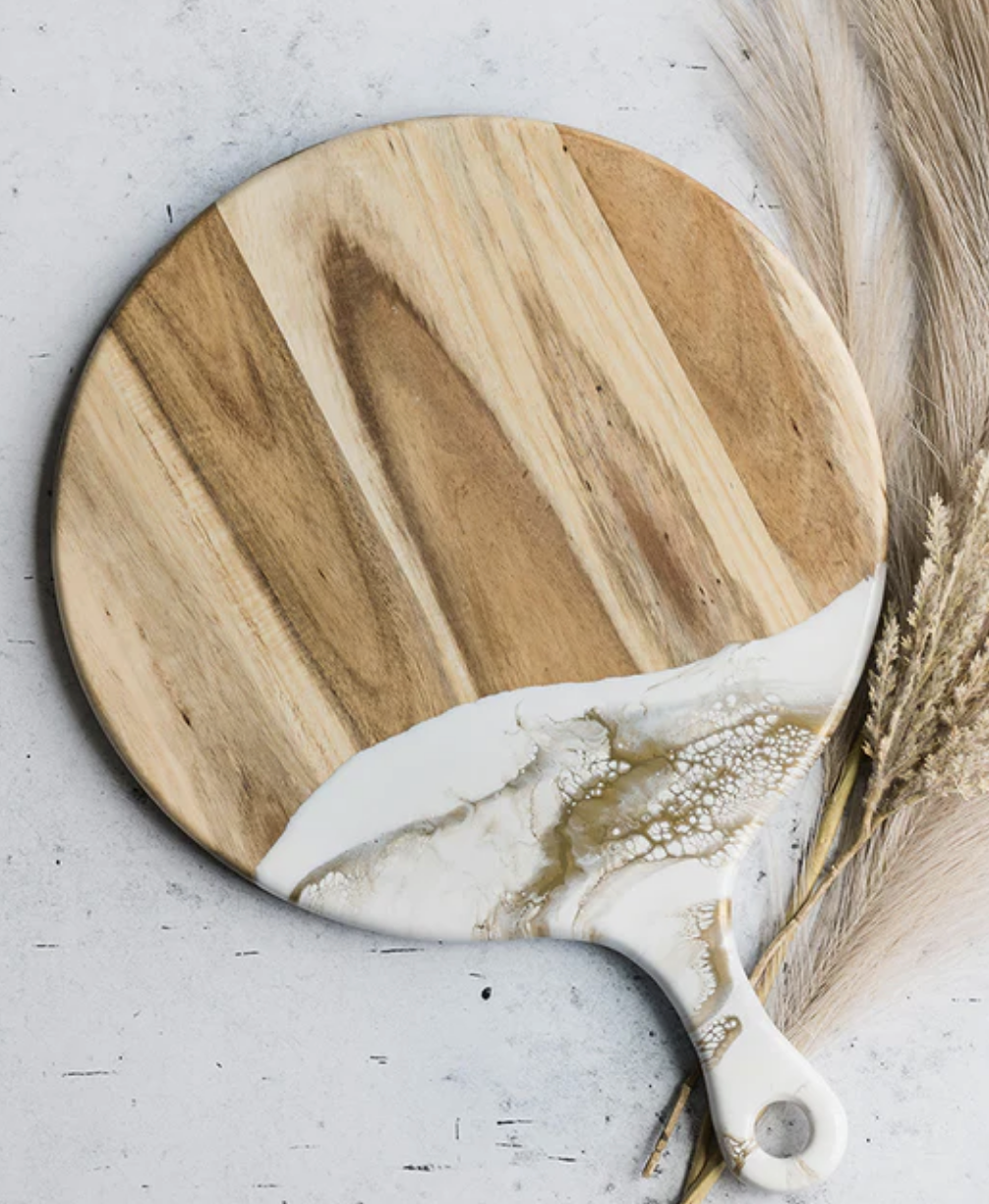 Acacia Resin Cheese Boards