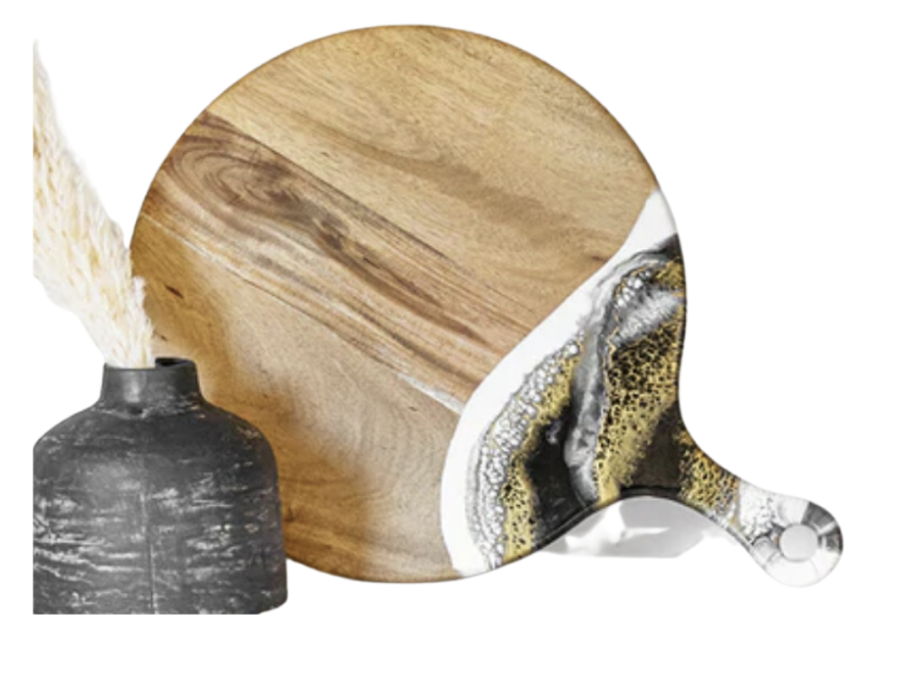 Acacia Resin Cheese Boards