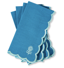 Load image into Gallery viewer, Scalloped Linen Napkins
