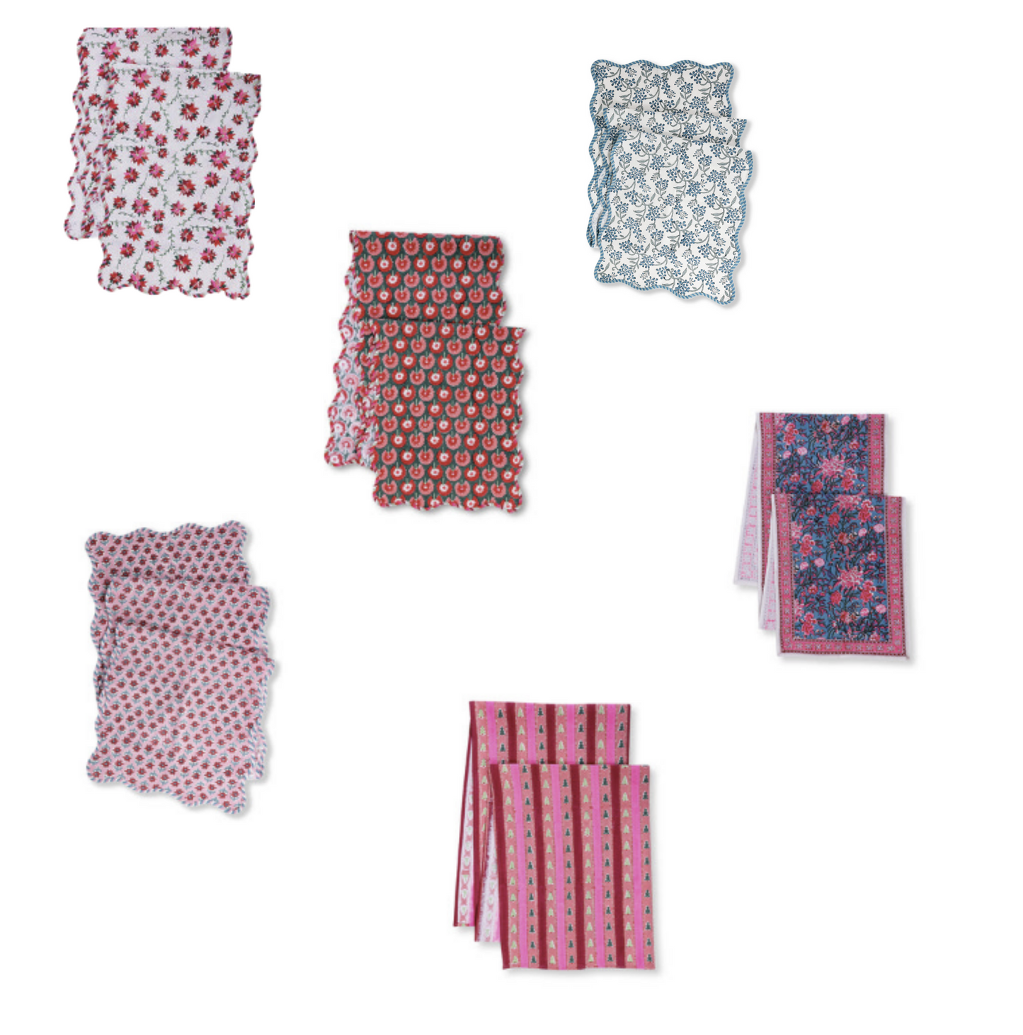 Blockprint Table Runner