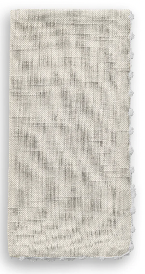 Knotted Edge Natural Cotton Napkin