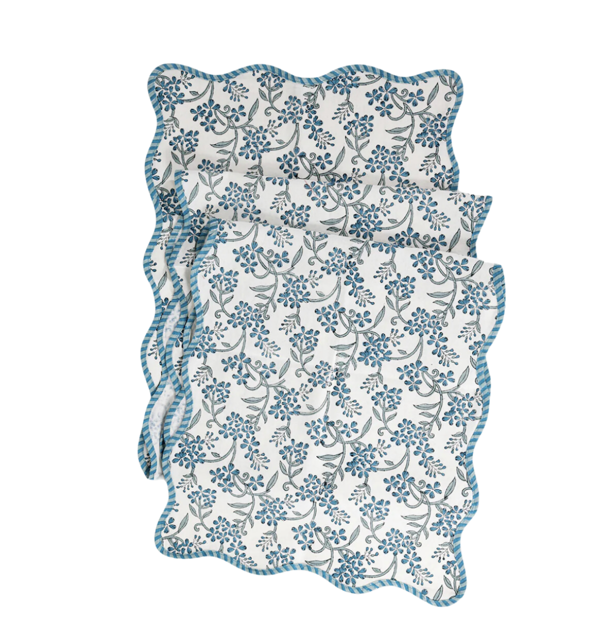 Blockprint Table Runner