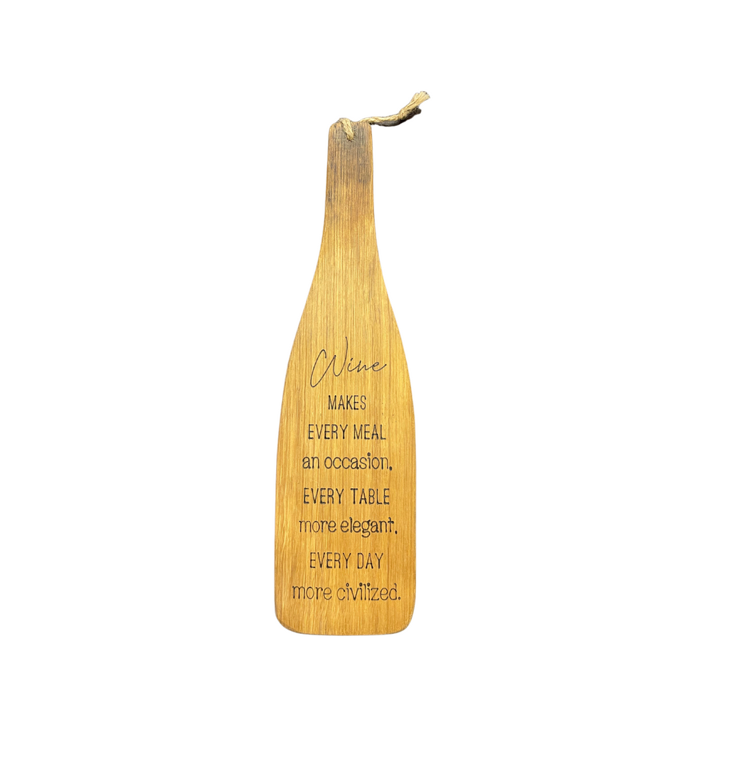 Wine Stave Cheese Paddle