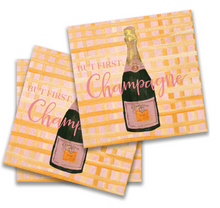 Load image into Gallery viewer, But First Champagne Cocktail Napkin Set
