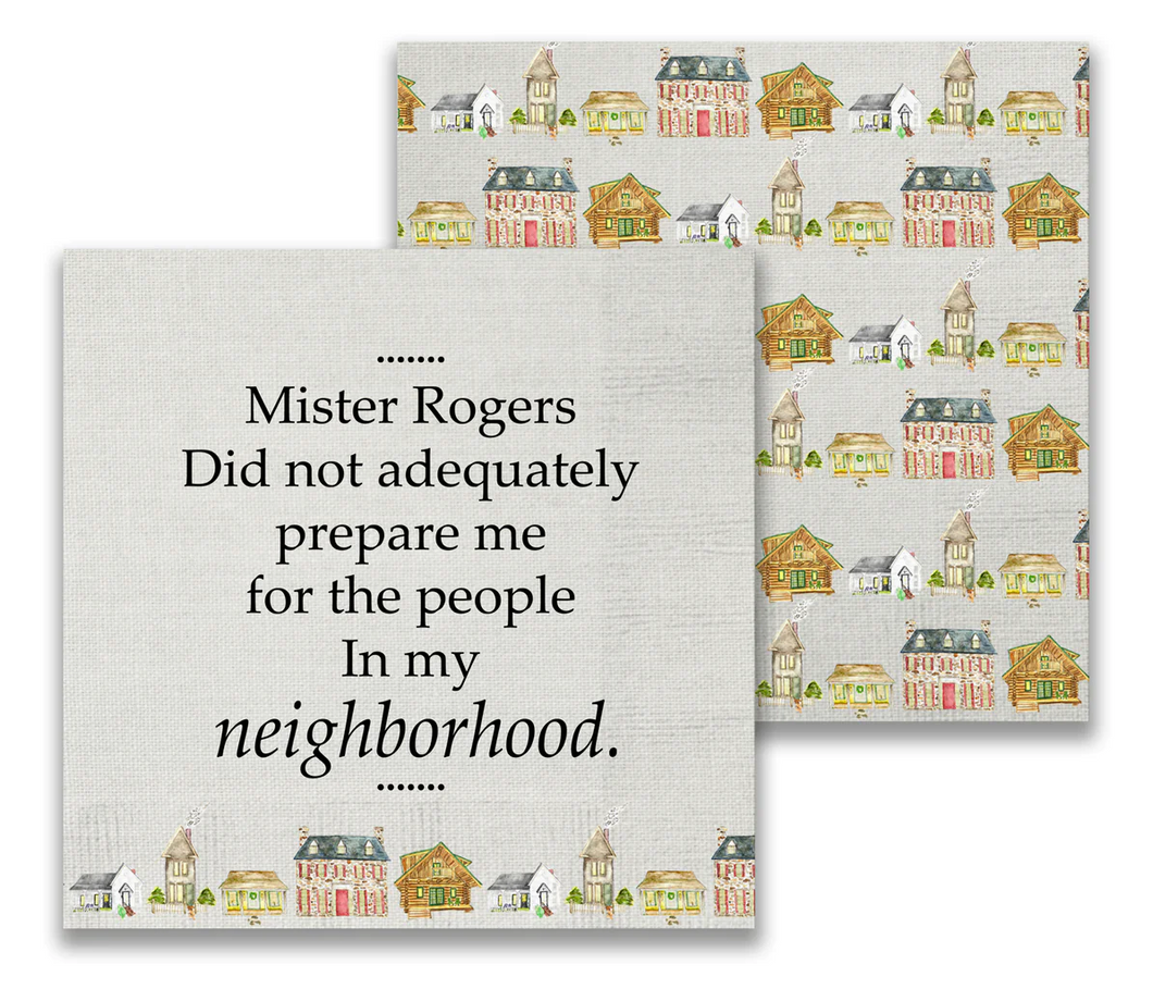 Mister Rogers Cocktail Napkin Set