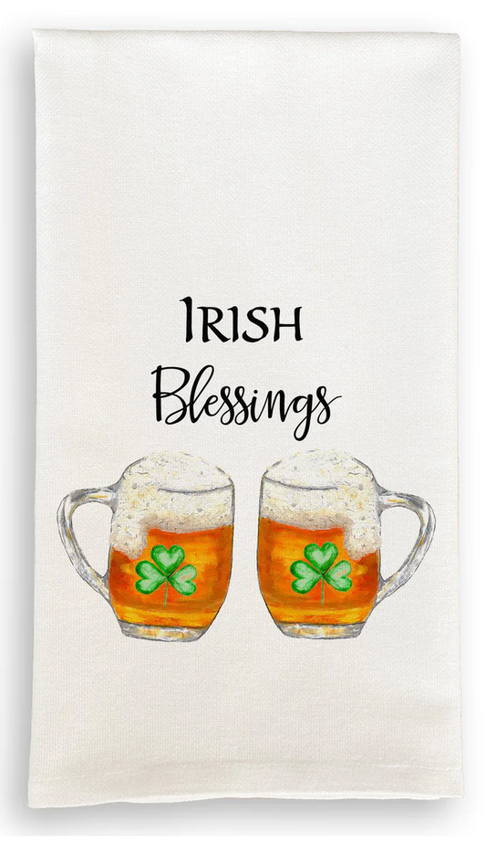 Beers Irish Blessing Tea Towel