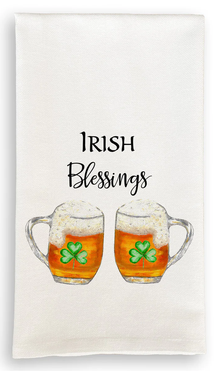 Beers Irish Blessing Tea Towel