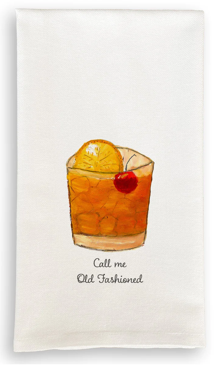 Call Me Old Fashioned Tea Towel