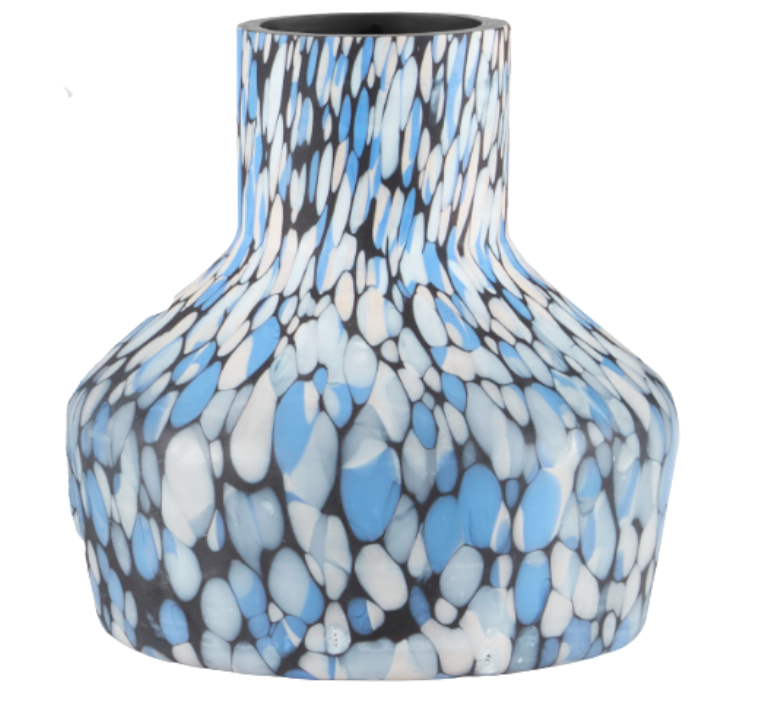 Niva Blue Confetti Vase