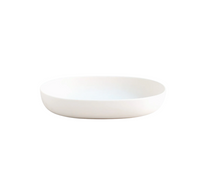 Load image into Gallery viewer, Matte White Ceramic Oval Dish
