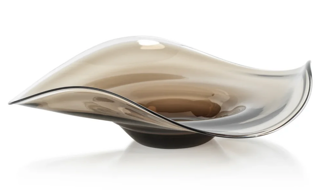 Tropezana Wave Glass Bowl