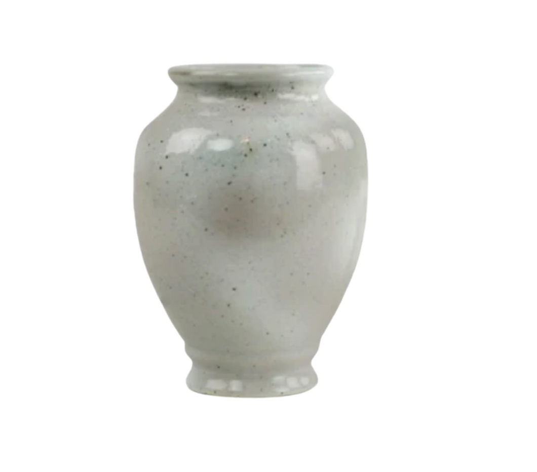 Rustic Blanc De Chine Vase