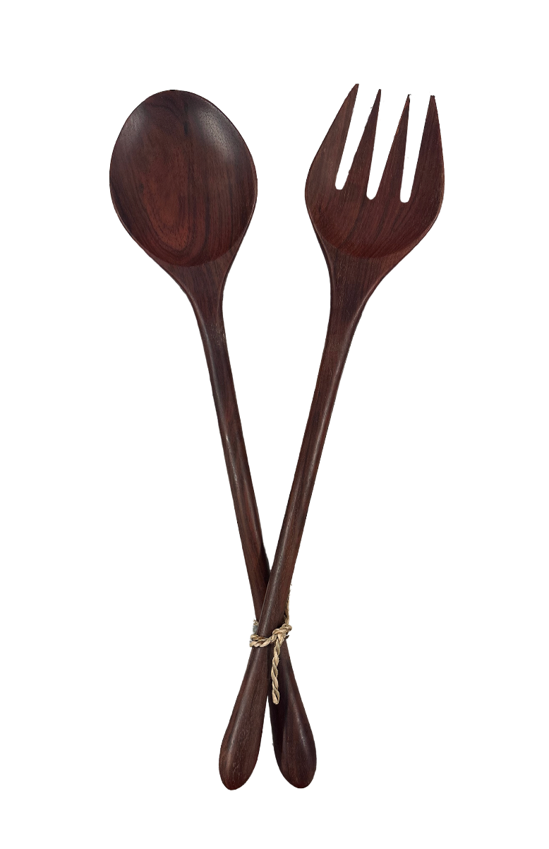 Rosewood Salad Tosser Set