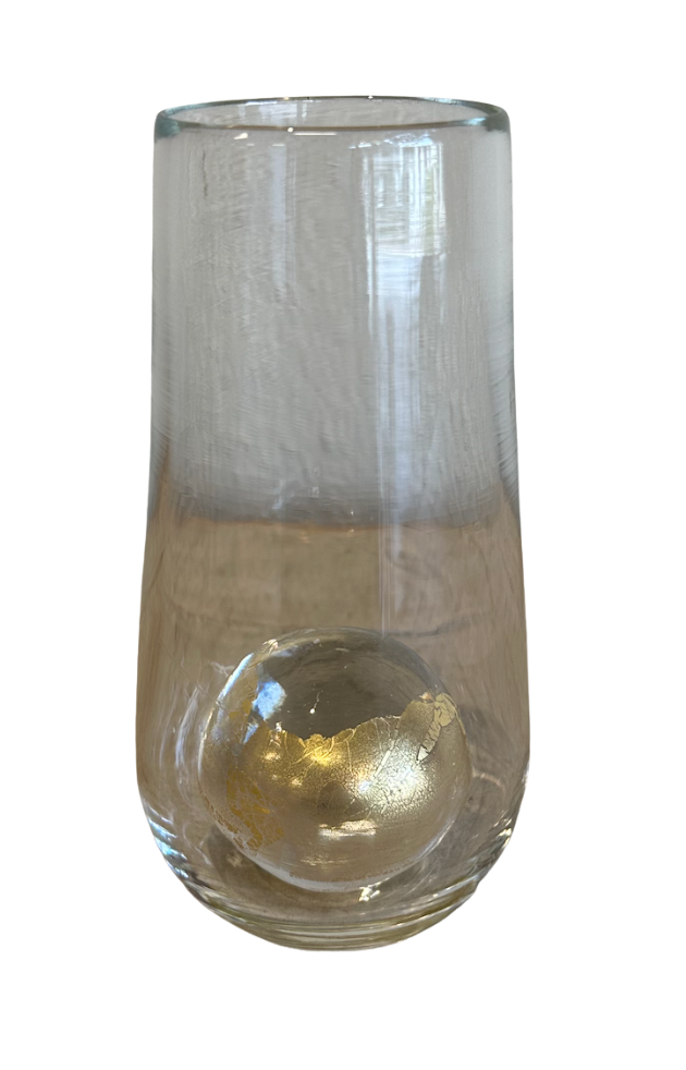 Gold Ball Champagne Glass