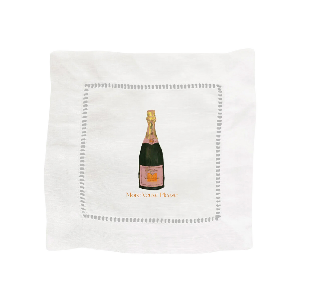 Champagne Linen Cocktail Napkin