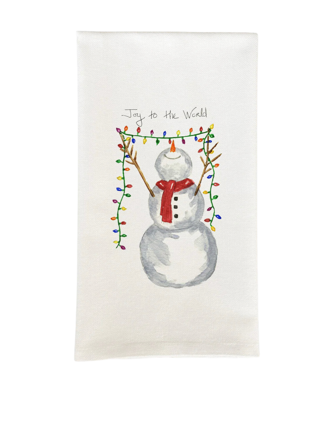 Joy to the World Tea Towel