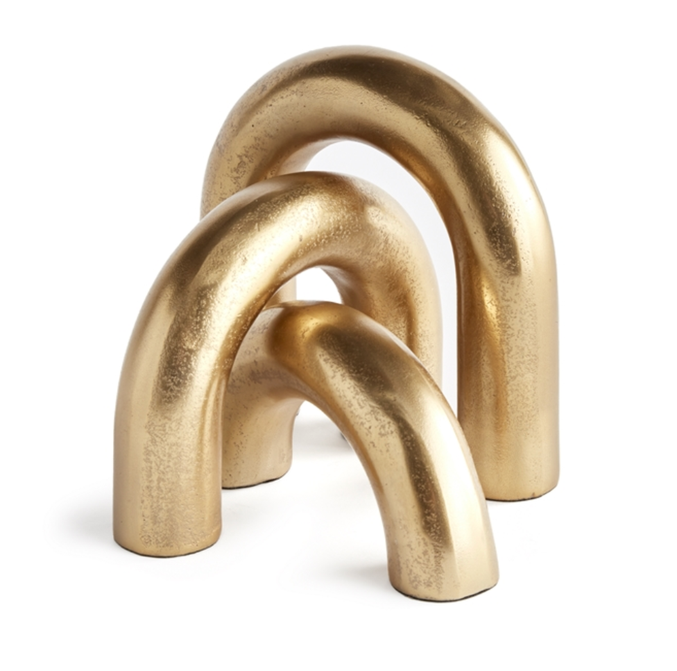 Gold Arco Sculpture