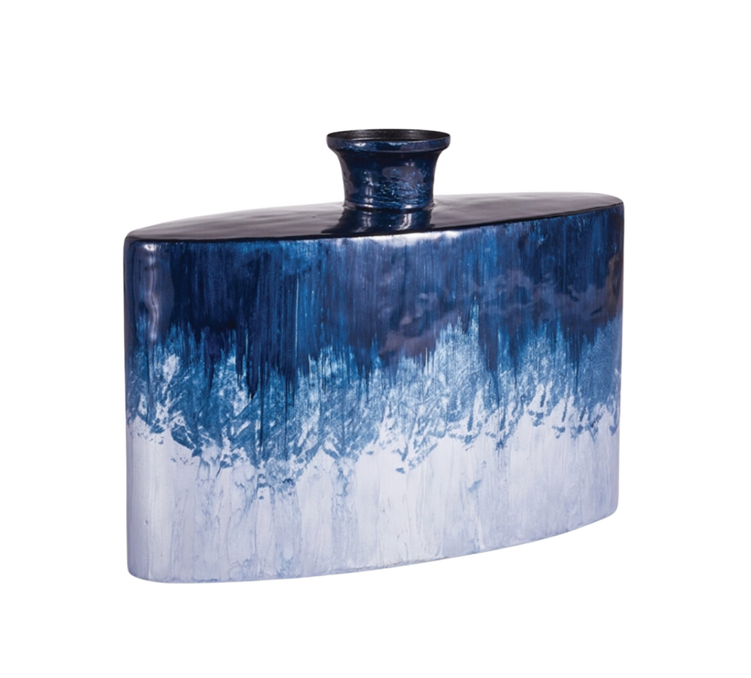 Azul Decorative Flask Vase