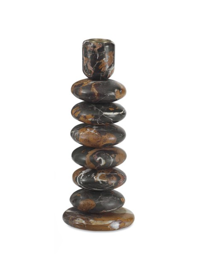 Washed Stones Candleholders
