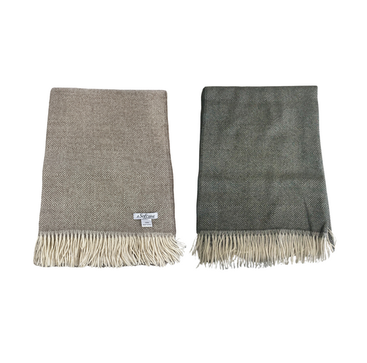 Alpaca Graphic Square Throw - 50" x 78"