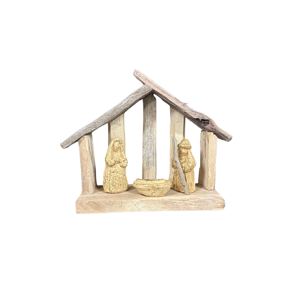 Driftwood Holy Family