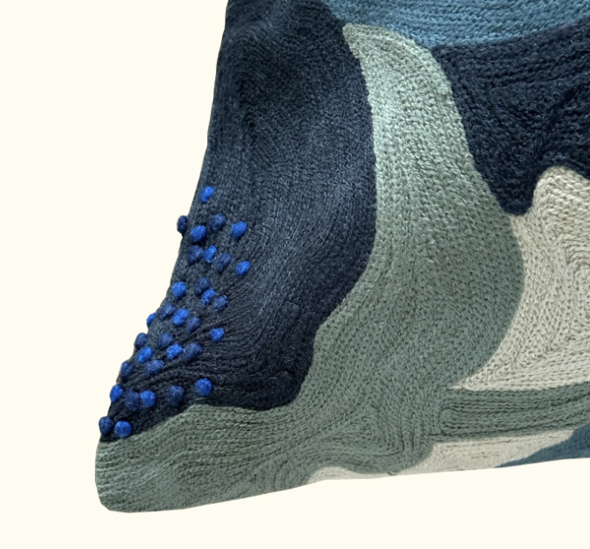 Bleu Botany Pillow