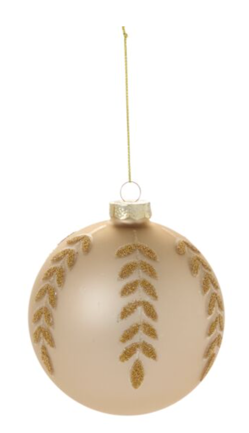 Beaded Leaf Ornament