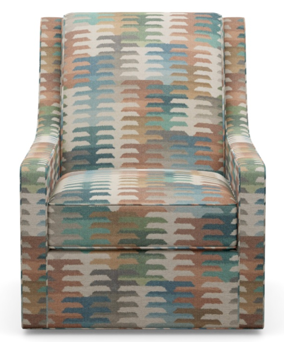 Stephanie Swivel Glider Chair in Troxler