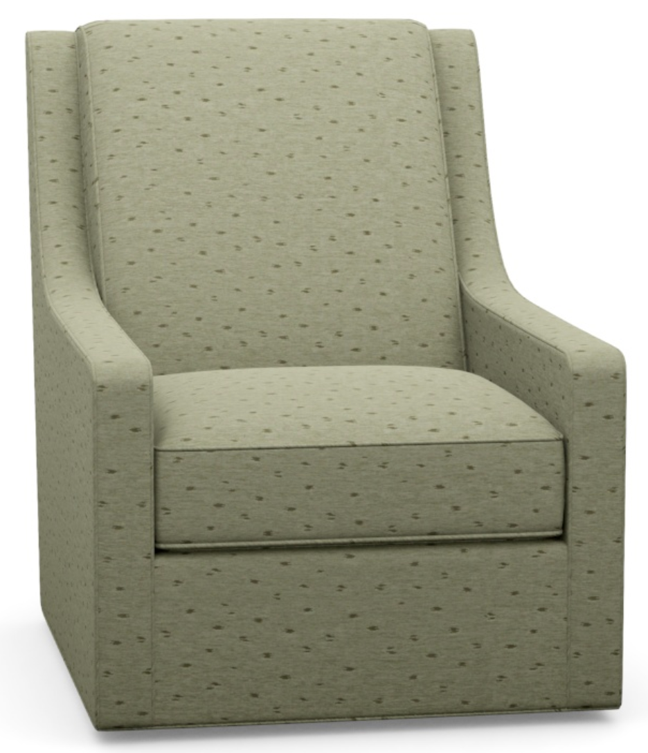 Stephanie Swivel Glider Chair in Kanha