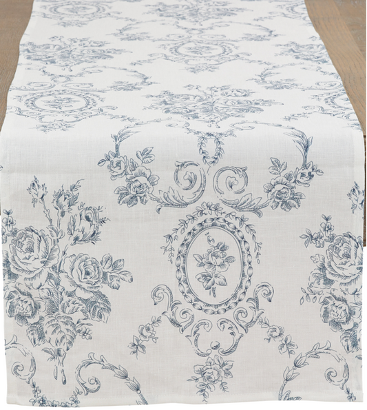 Toile Floral Runner