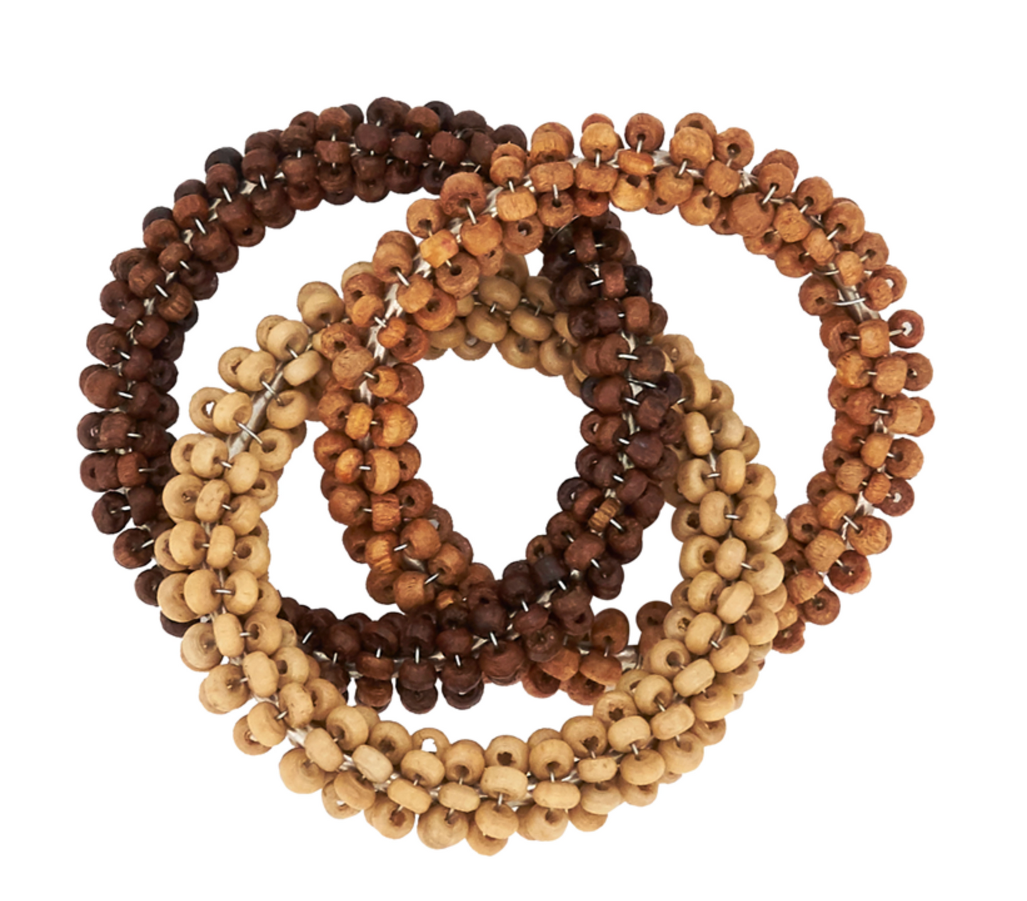 Beaded Interlock Napkin Ring