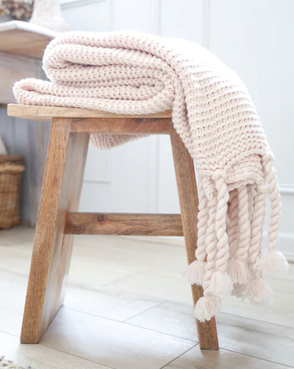 Trestles Antique White Oversized Throw