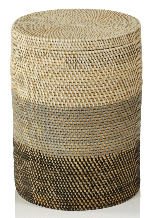Catalina Rattan Lidded Baskets