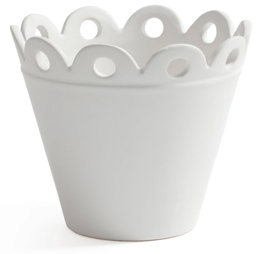 Petal Rim Flower Pot