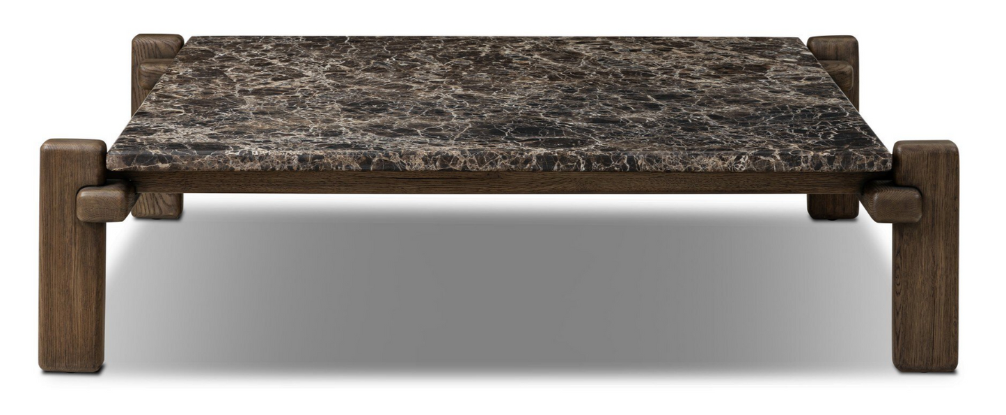 Marcia Square Marble Coffee Table