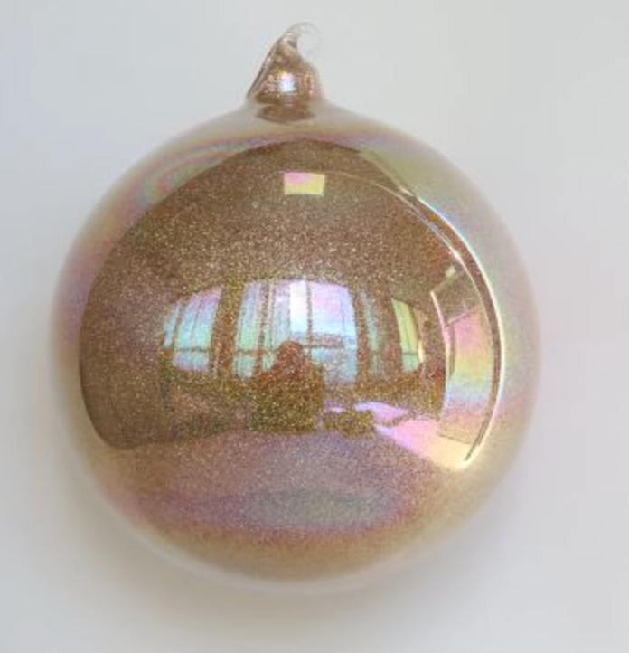 Champagne Diamond Dust Ornament