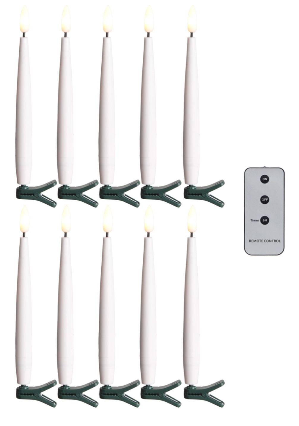 Clip-On Lighted Candles