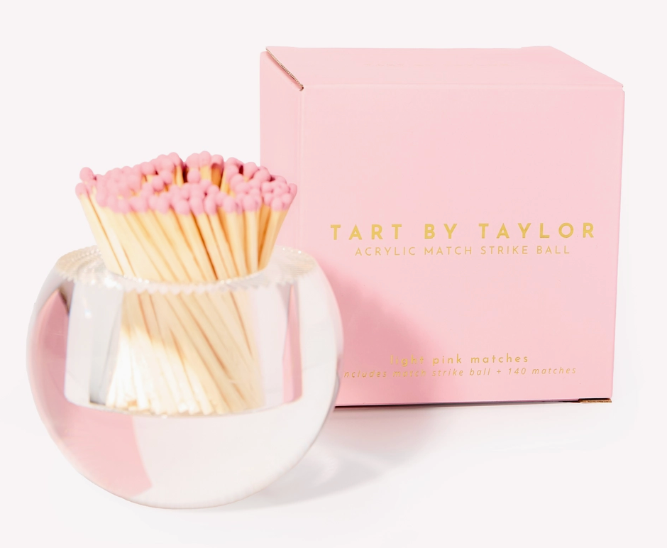 Round Match Striker - Light Pink Matches