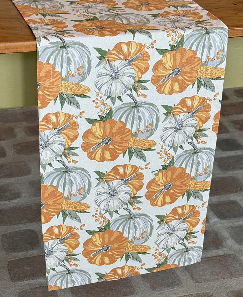 Pumpkin Watercolor Runner